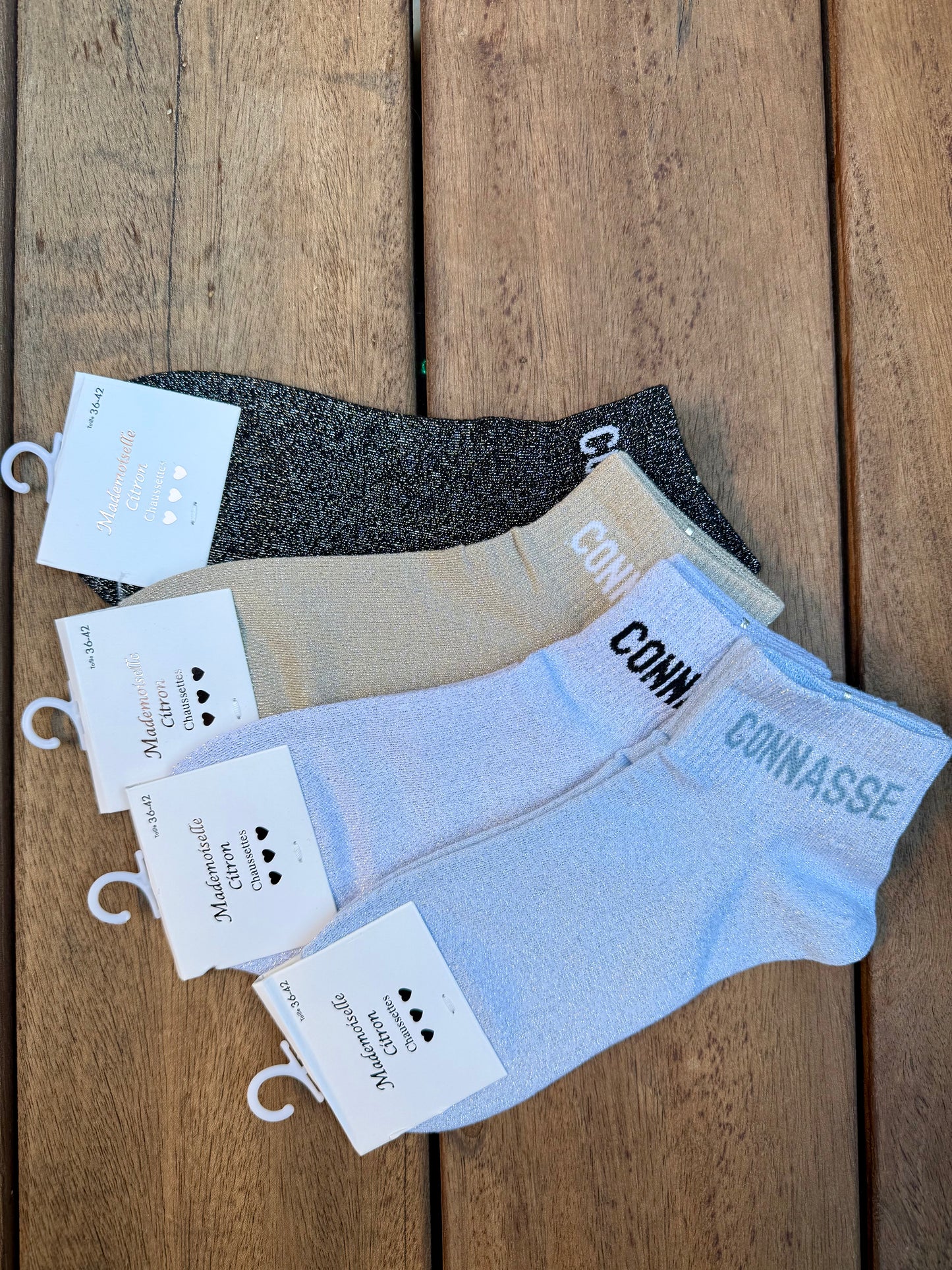 Chaussette à paillette courte