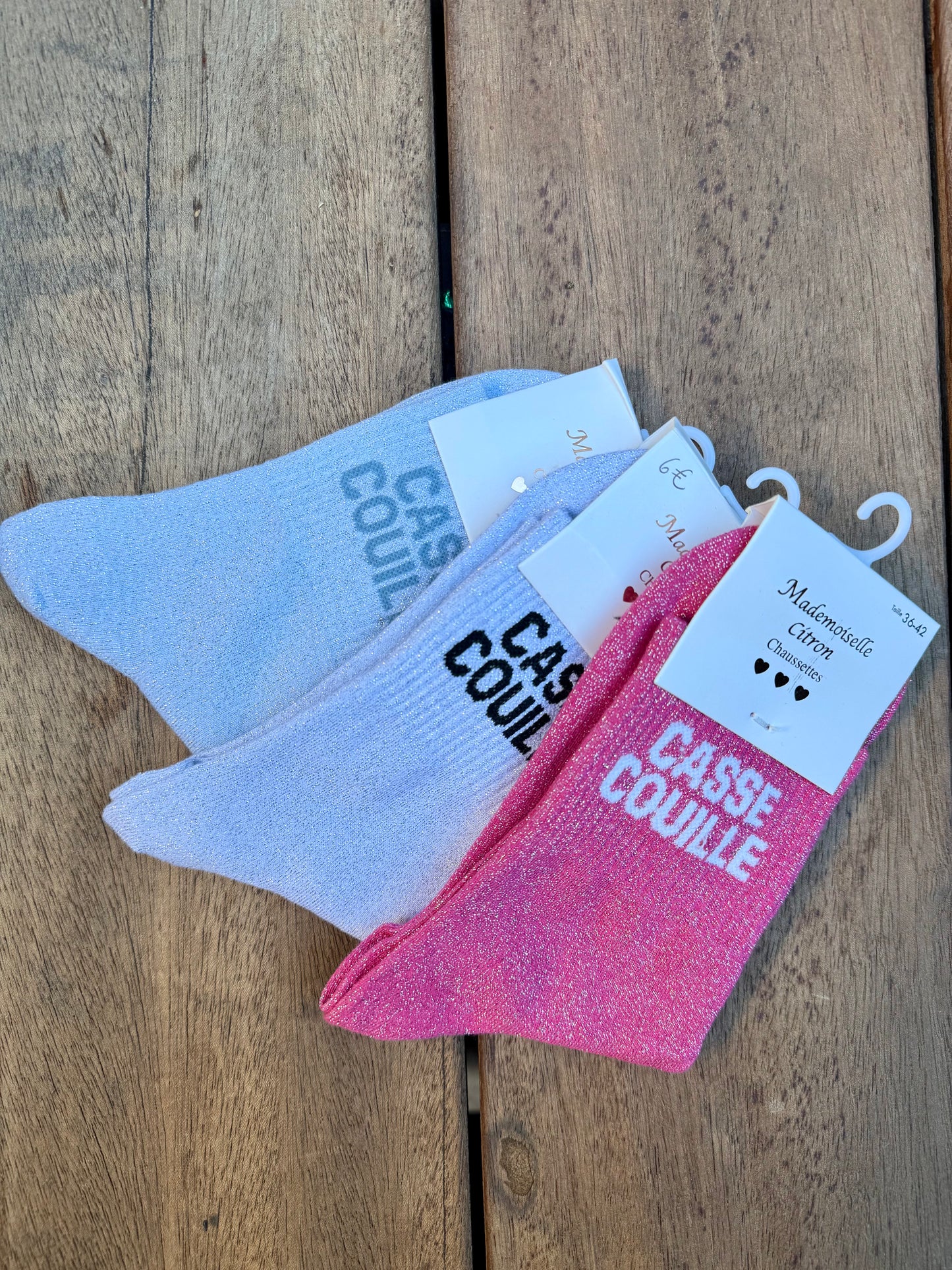 Chaussette à paillette - Audacieuse