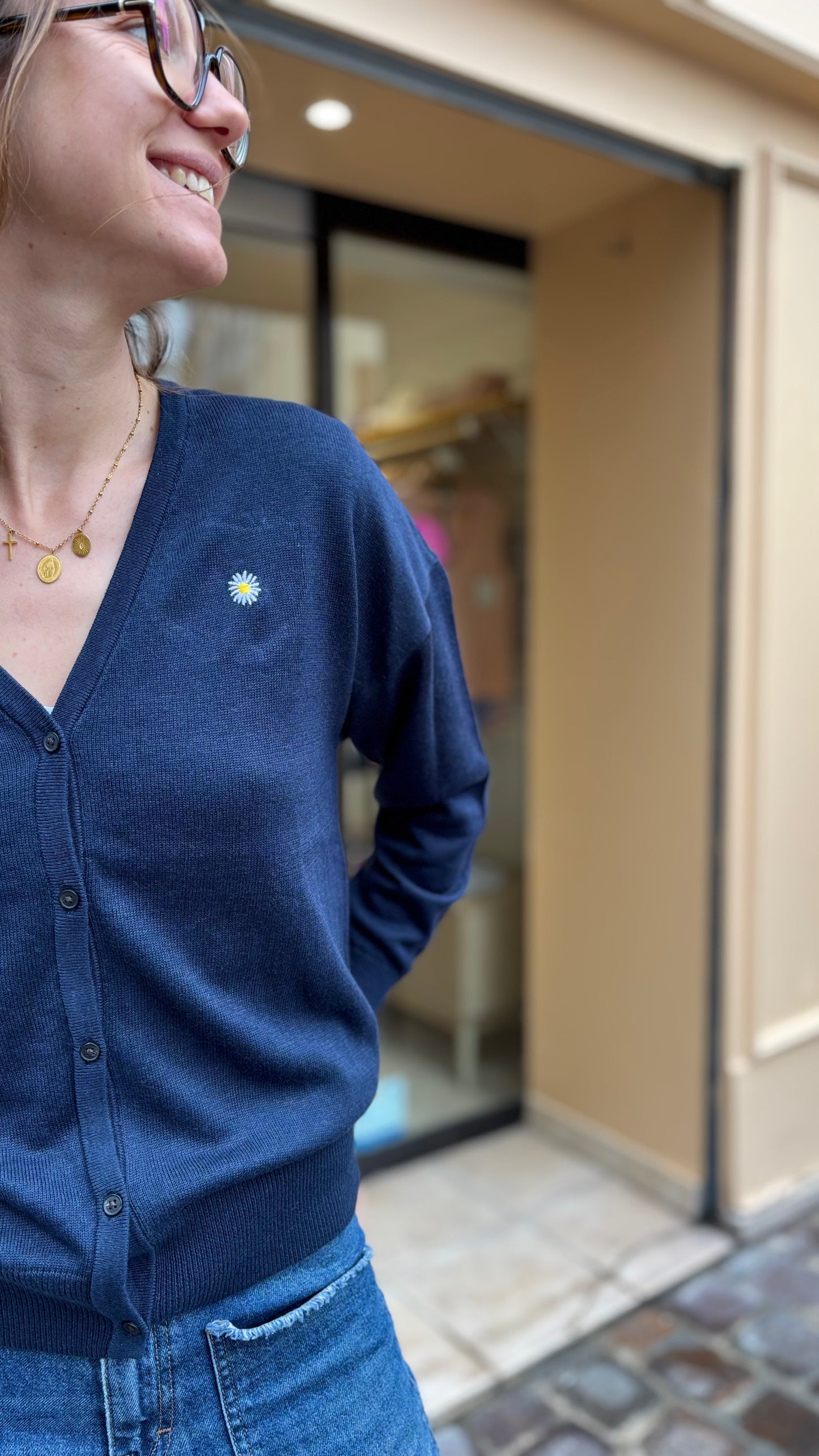Gilet fin - Bleu nuit