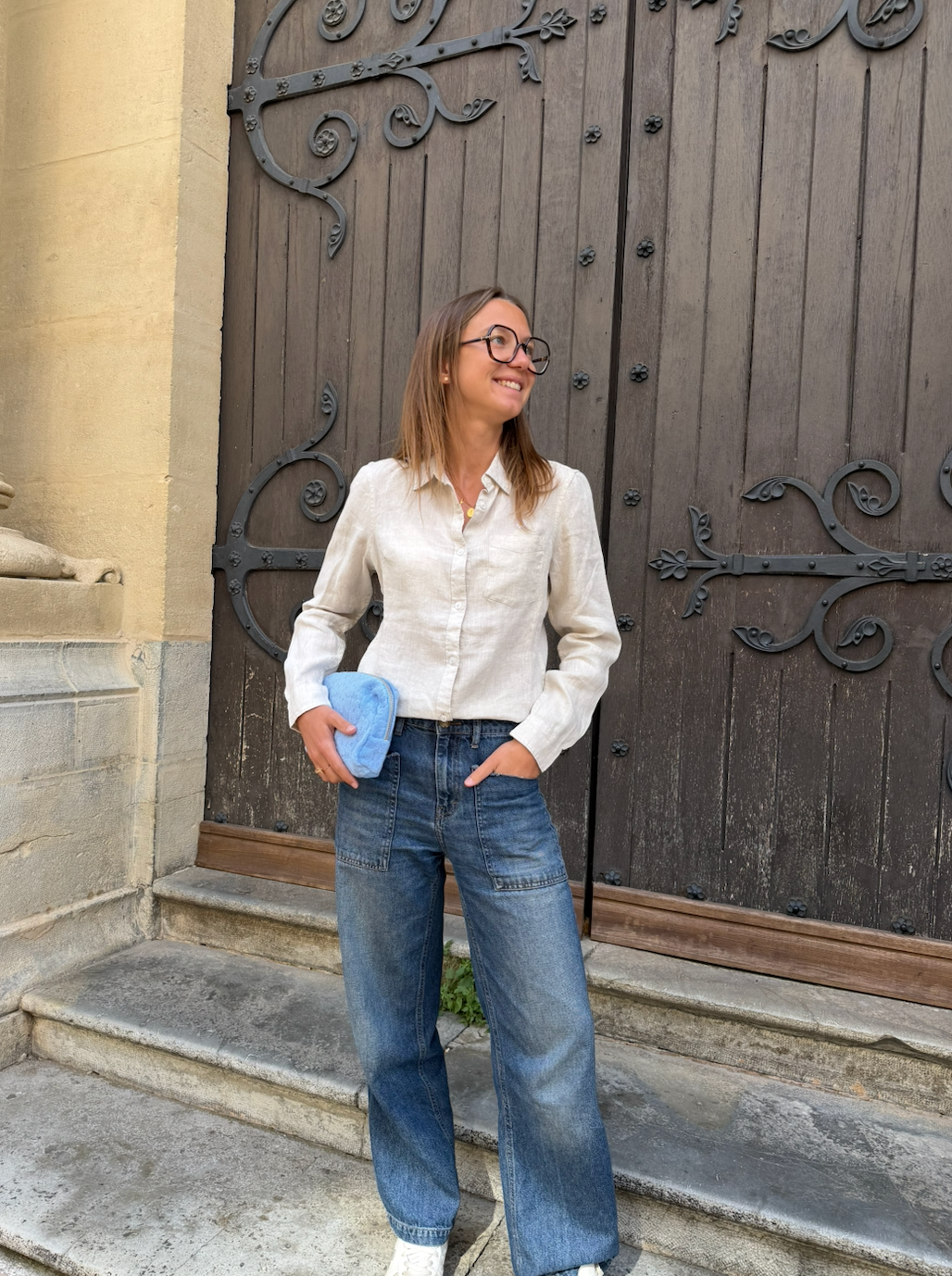 Chemise en lin – L'Azur