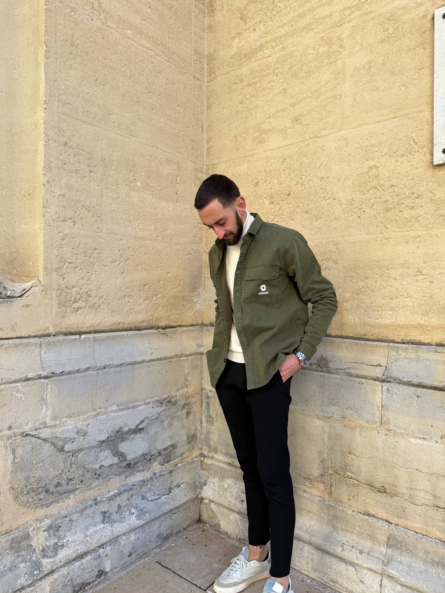 Veste chemise kaki - Le graphiste