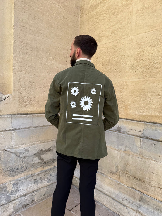 Veste chemise kaki - Le graphiste