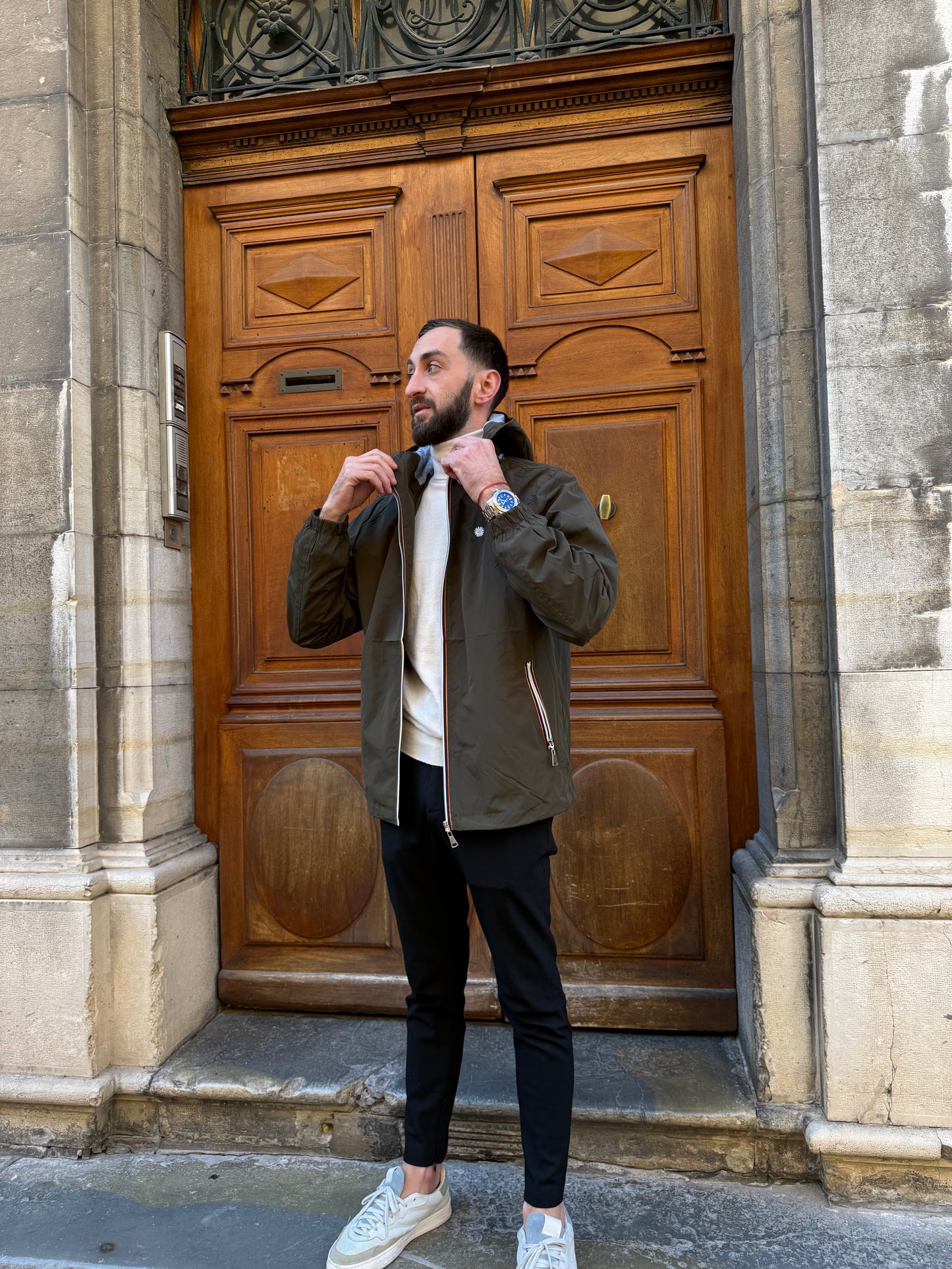 Coupe vent kaki - Le raffiné