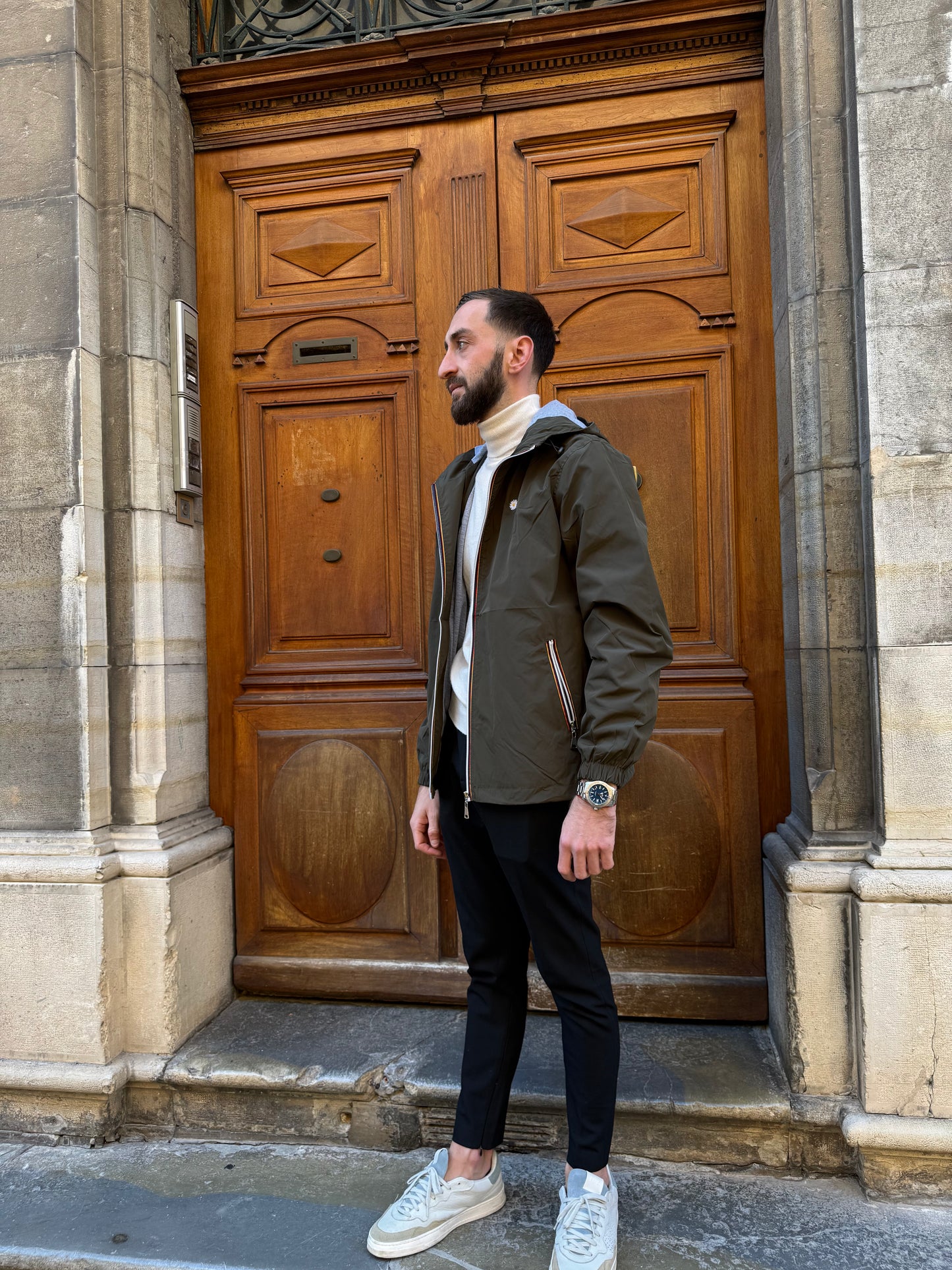 Coupe vent kaki - Le raffiné