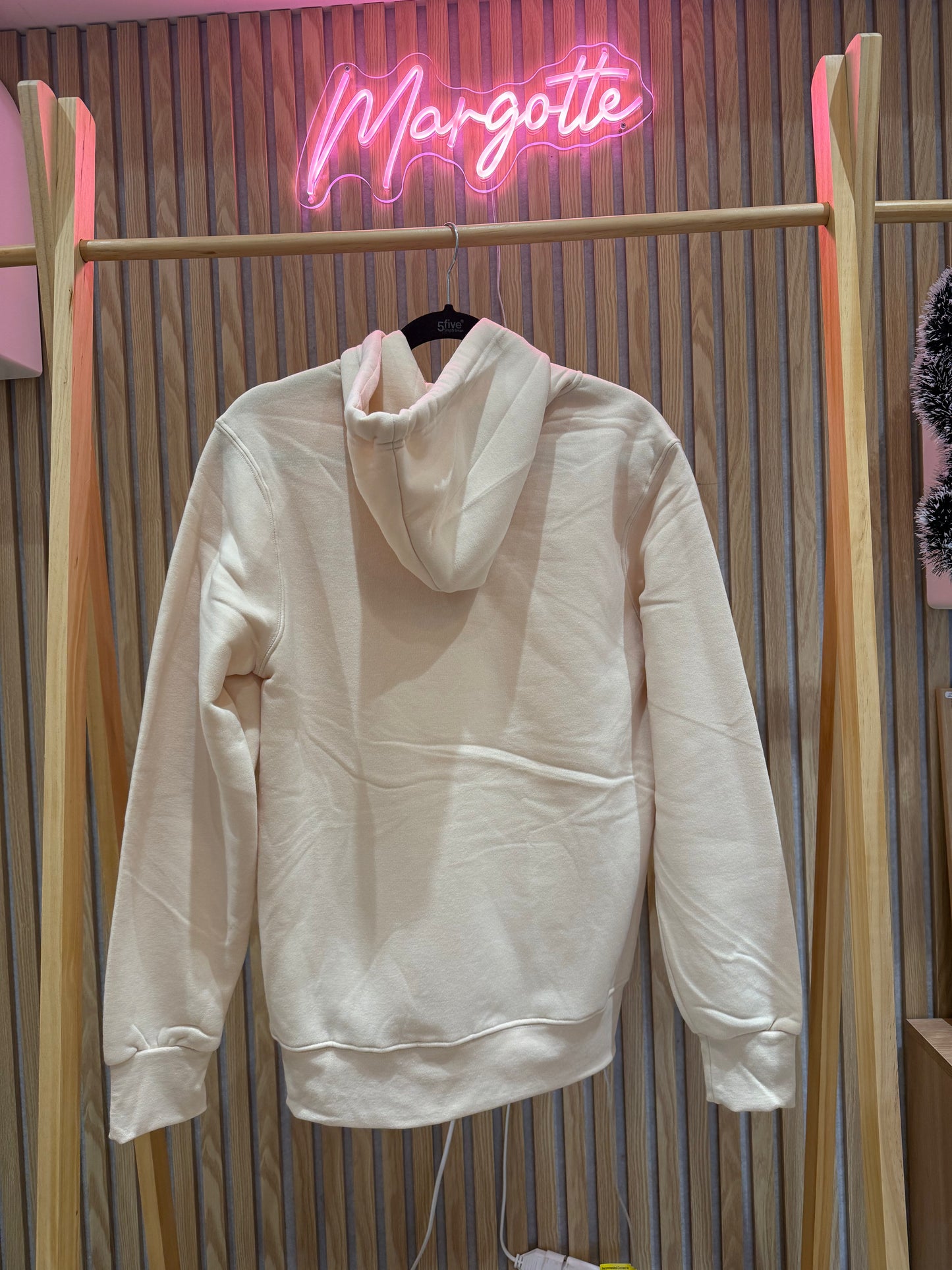 Sweat à capuche beige unisexe - Le cosy
