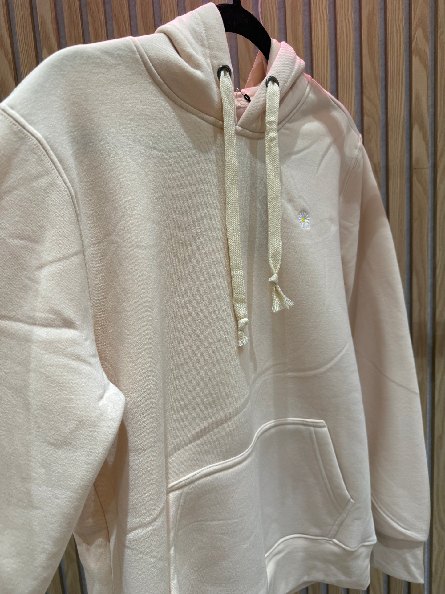 Sweat à capuche beige unisexe - Le cosy