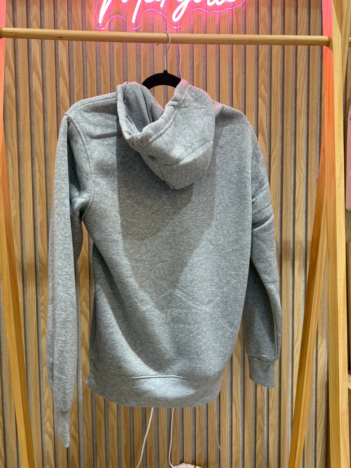 Sweat à capuche gris unisexe - Le cosy